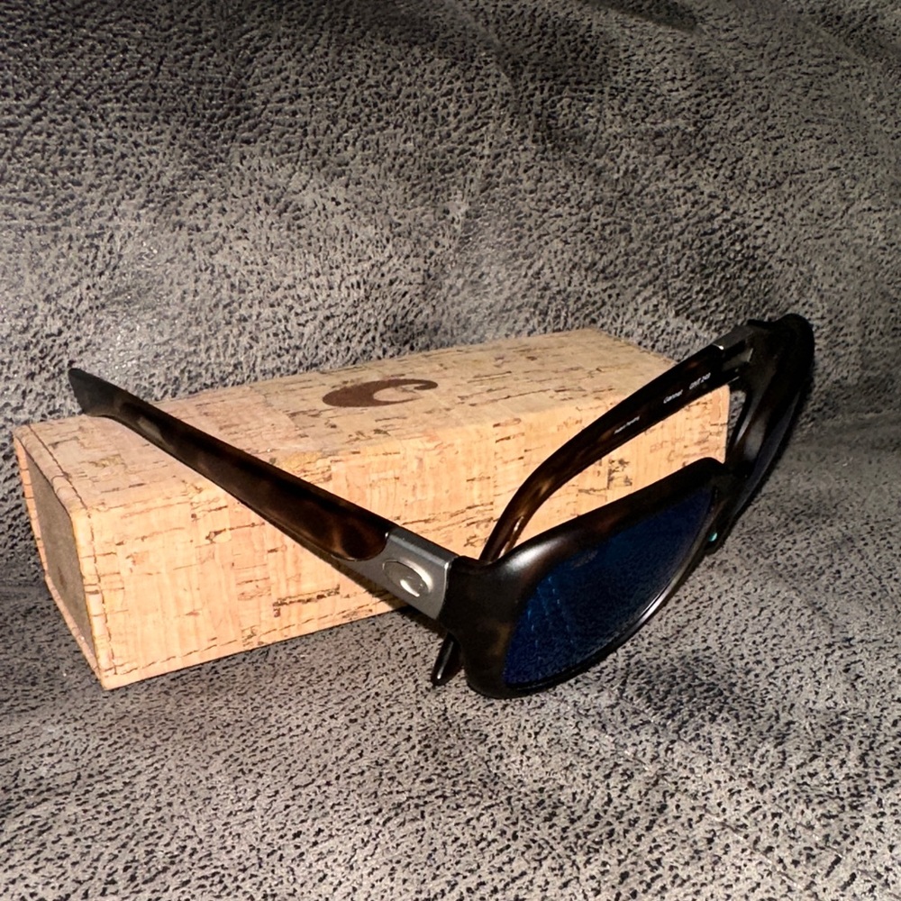 Polarized Costa Del Mar Sunglasses with Blue Mirrored Lenses